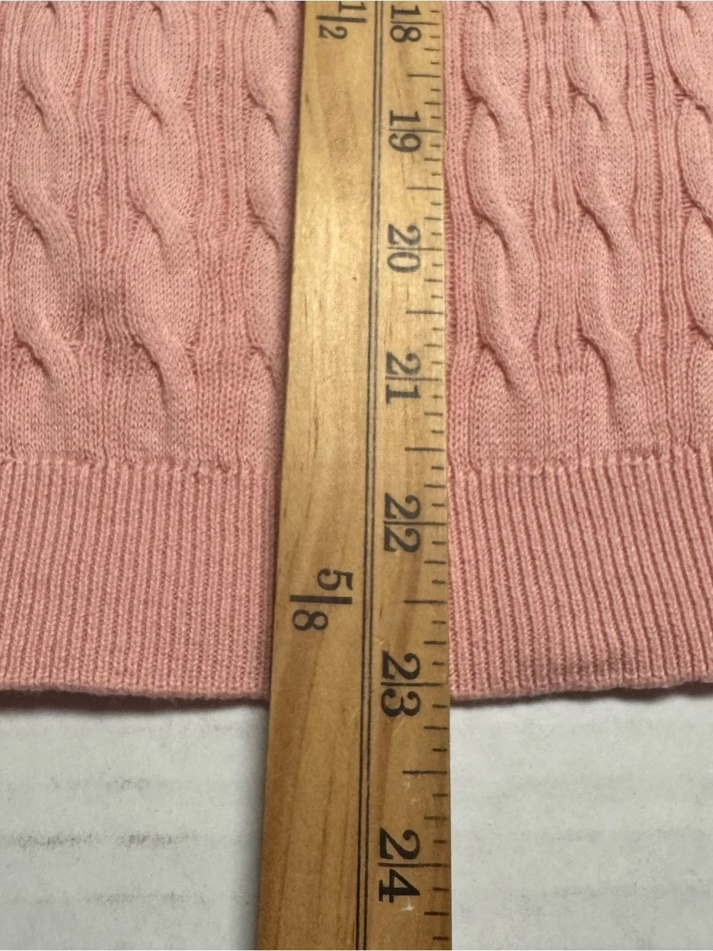 Parke & Ronen Lightweight Stretch Cable Knit Fitted Vest In Pink Size: M